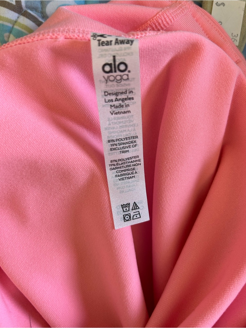 ALO Yoga Pink High-Waist Airbrush Leggings - Picture 6 of 7